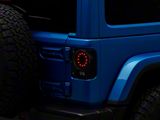 Motobilt High Clearance Tail Lights; Black Housing; Clear Lens (18-24 Jeep Wrangler JL)