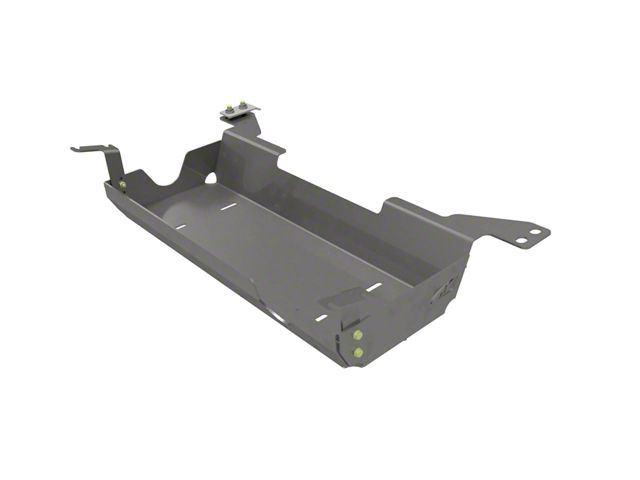 Motobilt Muffler Skid Plate; Bare Steel (18-24 Jeep Wrangler JL 4-Door)