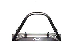 Motobilt Stubby Front Bumper with Stinger; Bare Steel (87-06 Jeep Wrangler YJ & TJ)