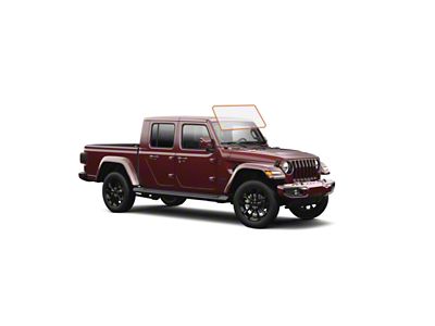 MotoShield Pro Front Windshield Tint; 50% (20-24 Jeep Gladiator JT w/ Hard Top)