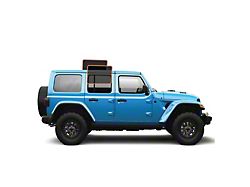 MotoShield Pro Rear Driver/Passenger Window Tint; 25% (18-24 Jeep Wrangler JL 4-Door w/ Hard Top)