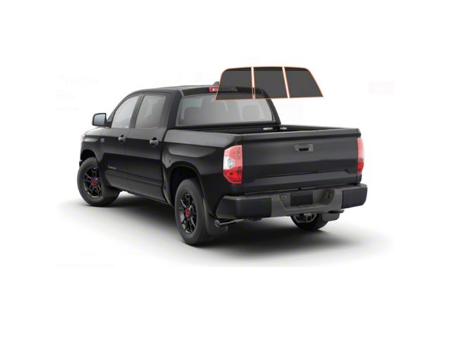 MotoShield Pro 3-Piece Rear Windshield Tint; 25% (07-21 Tundra CrewMax)