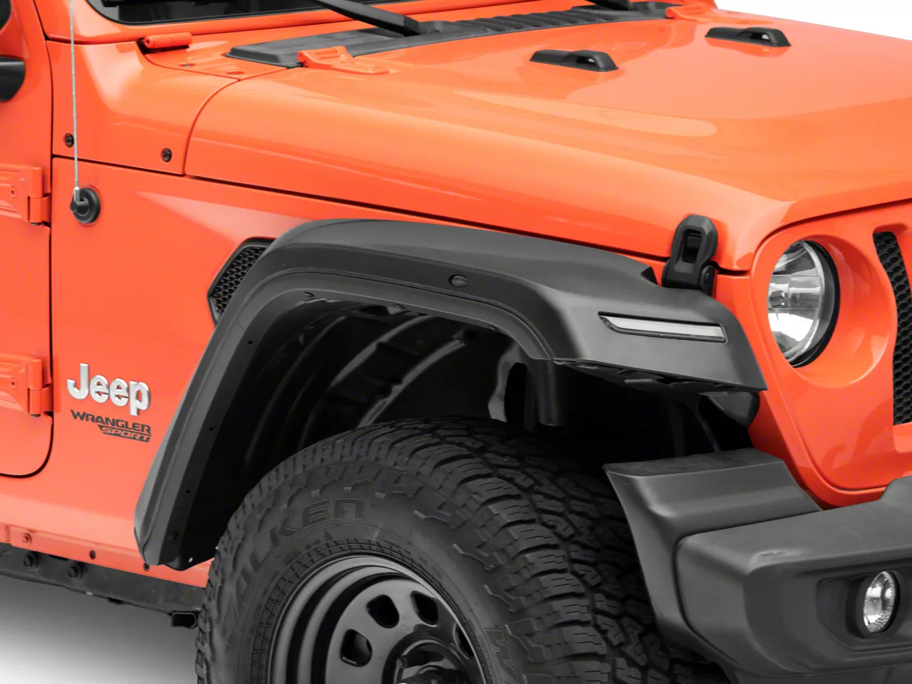 MP Concepts Jeep Wrangler Thanos Front Fender Flares with DRL J143257 ...