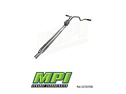 MPI Exhaust Technologies Performance Series Clamp-On Dual Exhaust System with Black Tips; Side Exit (07-13 5.7L Tundra)