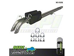 MPI Exhaust Technologies Bullnoze Series Clamp-On Dual Exhaust System; Turn Down (05-15 4.0L Tacoma)