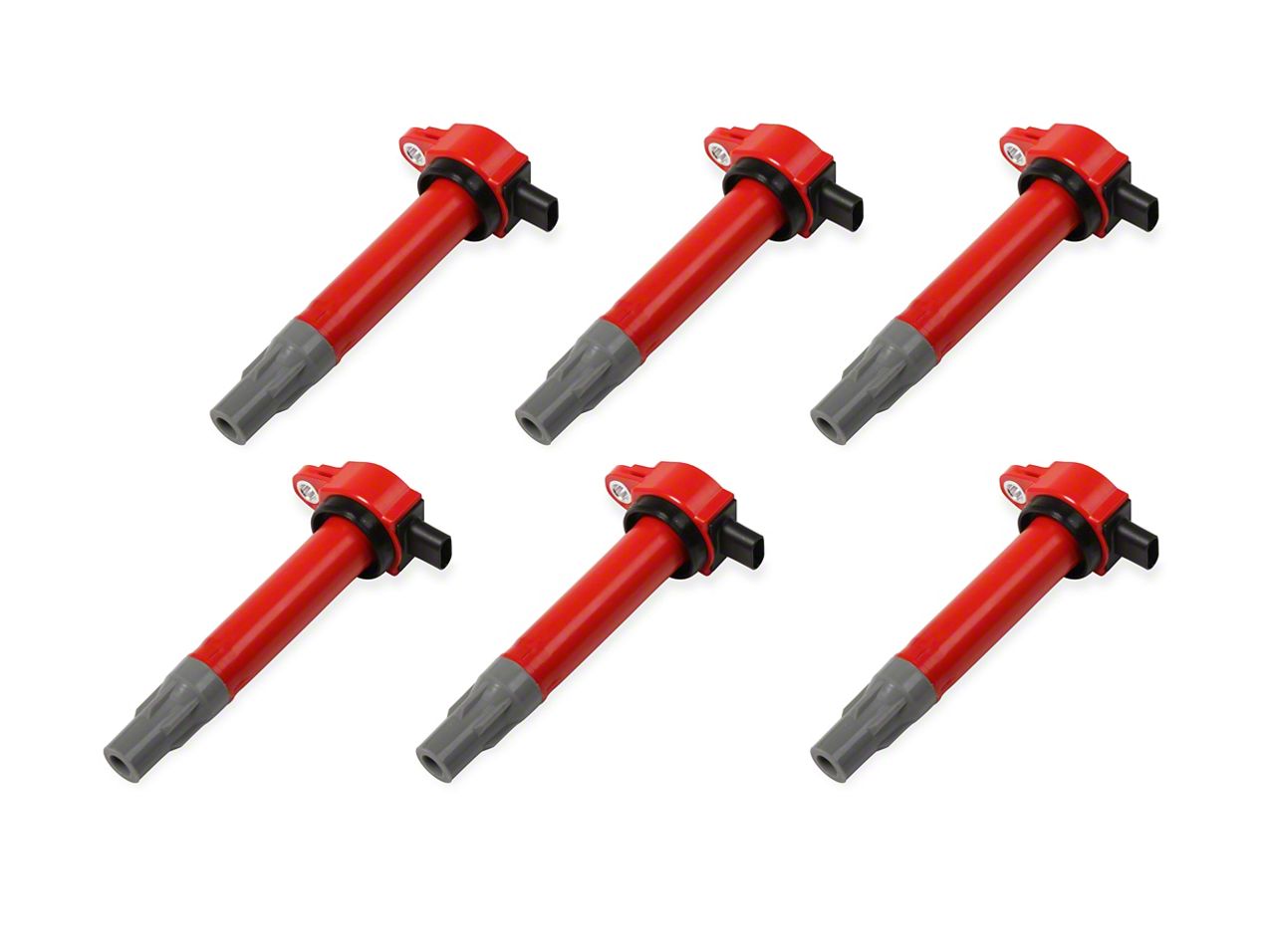 MSD Jeep Wrangler Blaster Series Ignition Coils; Red 82726 (07-11 3.8L Jeep  Wrangler JK)