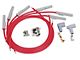 MSD Super Conductor Spark Plug Wire Set; Red (87-93 4.0L or 4.2L Jeep Wrangler YJ)