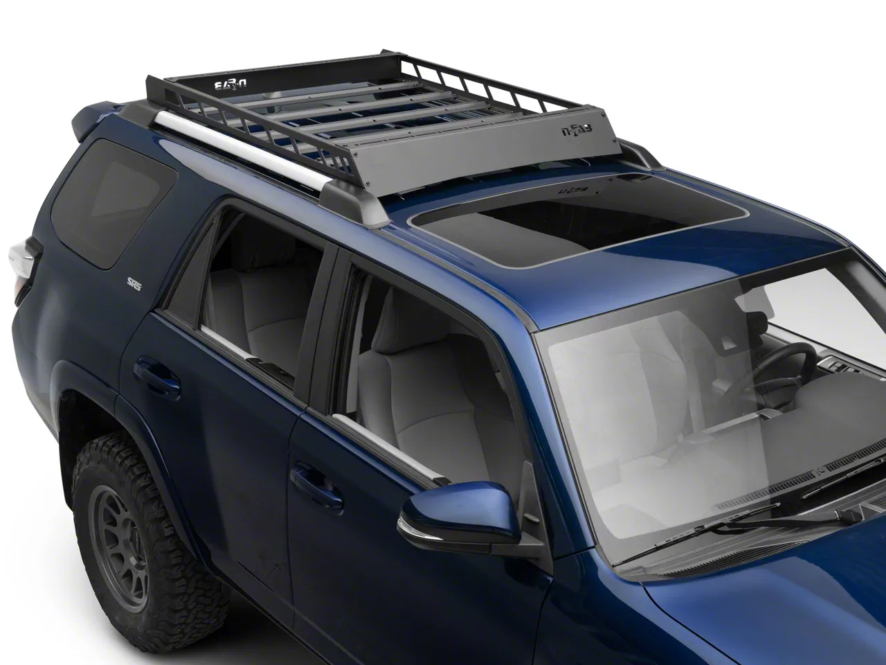 N Fab Toyota 4 Runner Modular Roof Rack Textured Black T102mrf 10 24 4runner Free Shipping 3903