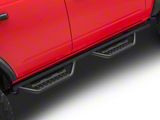 N-Fab Cab Length RS Nerf Side Step Bars; Textured Black (21-24 Bronco 4-Door)