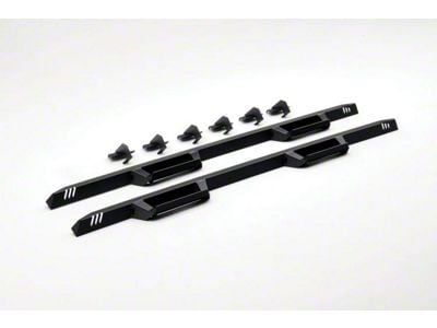 N-Fab EpYx Cab Length Nerf Side Step Bars; Textured Black (21-24 Bronco 2-Door)