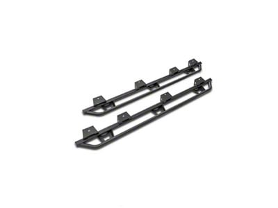 N-Fab Cab Length Trail Sliders; Textured Black (16-23 Tacoma Double Cab)