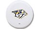 Nashville Predators Spare Tire Cover; White (66-18 Jeep CJ5, CJ7, Wrangler YJ, TJ & JK)