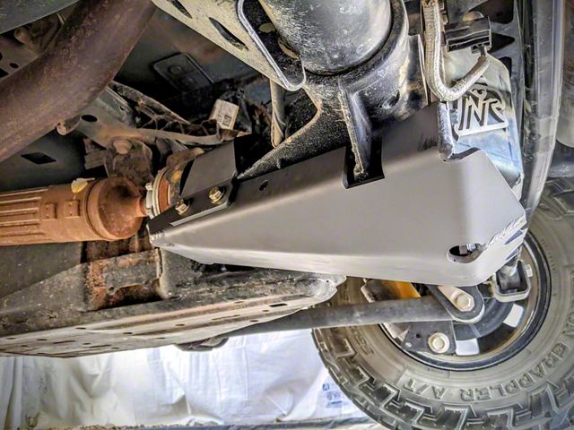 Next Venture Motorsports Rear Differential Skid Plate; Bare Metal (21-24 Bronco)