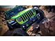 Next Venture Motorsports Adventure Series Front Bumper with Factory Fog Light Openings and 7-Inch Stinger; Bare Metal (18-24 Jeep Wrangler JL)