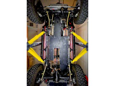 Next Venture Motorsports Belly Skid Plates; Bare Aluminum (20-23 3.0L EcoDiesel Jeep Wrangler JL)