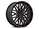 Niche Calabria 6 Matte Black Machined Dark Tint 6-Lug Wheel; 24x10; 20mm Offset (03-09 4Runner)