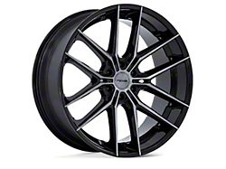 Niche Prodigy 6 Gloss Black Dark Tinted Clear 6-Lug Wheel; 22x9.5; 20mm Offset (04-15 Titan)