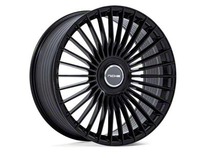 Niche Serene Gloss Black 6-Lug Wheel; 24x10; 30mm Offset (04-15 Titan)