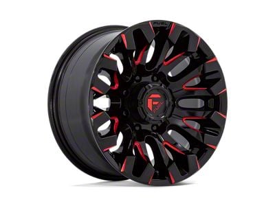 Niche Vice SUV Gloss Black Milled 6-Lug Wheel; 24x10; 30mm Offset (04-15 Titan)