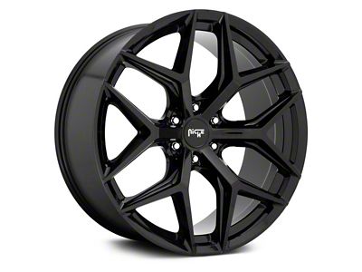 Niche Vice SUV Gloss Black 6-Lug Wheel; 22x9.5; 30mm Offset (04-15 Titan)