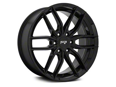 Niche Vosso Gloss Black 6-Lug Wheel; 20x9; 20mm Offset (04-15 Titan)