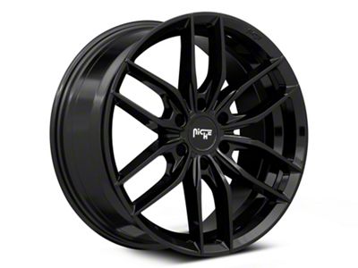 Niche Vosso Gloss Black 6-Lug Wheel; 22x9.5; 30mm Offset (04-15 Titan)