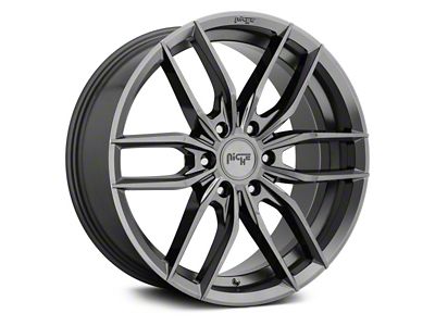 Niche Vosso Matte Anthracite 6-Lug Wheel; 20x9; 20mm Offset (04-15 Titan)