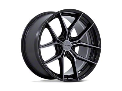 Niche Prodigy 5 Gloss Black with Dark Tinted Clear 5-Lug Wheel; 18x9.5; 40mm Offset (05-15 Tacoma)