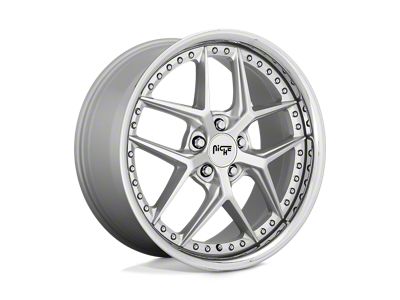 Niche Vice Matte Silver 5-Lug Wheel; 20x10.5; 40mm Offset (05-15 Tacoma)