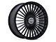 Niche Serene Gloss Black 6-Lug Wheel; 22x10; 30mm Offset (10-24 4Runner)