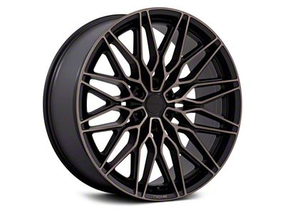 Niche Calabria 6 Matte Black Machined Dark Tint 6-Lug Wheel; 20x9.5; 30mm Offset (2024 Tacoma)
