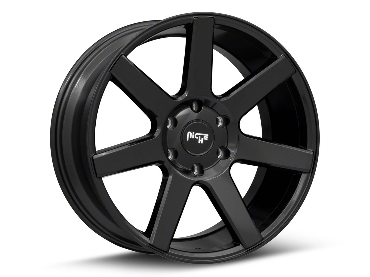 Niche Tacoma Future Gloss Black 6-Lug Wheel; 22x9.5; 30mm Offset ...