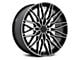 Niche Calabria 6 Gloss Black with Machined Lip 6-Lug Wheel; 20x9.5; 30mm Offset (10-24 4Runner)