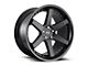 Niche Altair Gloss Black with Matte Black Lip 6-Lug Wheel; 22x10; 30mm Offset (22-24 Bronco Raptor)