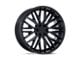 Niche Gamma Gloss Black 6-Lug Wheel; 24x10; 30mm Offset (22-24 Bronco Raptor)