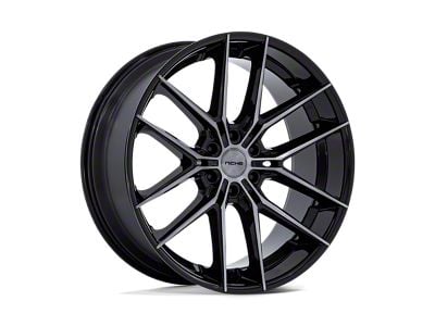 Niche Prodigy 6 Gloss Black with Dark Tinted Clear 6-Lug Wheel; 26x10; 25mm Offset (22-24 Bronco Raptor)