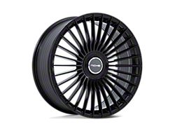 Niche Serene Gloss Black 5-Lug Wheel; 22x9; 38mm Offset (21-24 Bronco Sport)