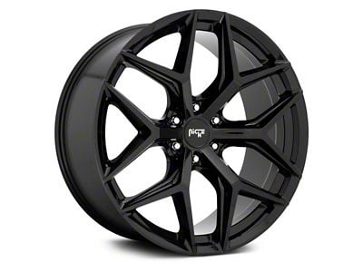 Niche Vice SUV Gloss Black 6-Lug Wheel; 22x9.5; 30mm Offset (21-24 Bronco, Excluding Raptor)