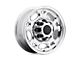 Niche Vice SUV Gloss Silver Brushed 6-Lug Wheel; 24x10; 30mm Offset (21-24 Bronco, Excluding Raptor)