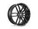 Niche Vosso Gloss Black 6-Lug Wheel; 24x9.5; 30mm Offset (22-24 Bronco Raptor)