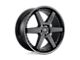 Niche Altair Gloss Black with Matte Black Wheel; 18x8.5; 35mm Offset (84-01 Jeep Cherokee XJ)