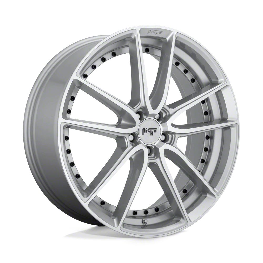 Niche Jeep Cherokee DFS Gloss Silver Machined Wheel; 22x9 M221229065+38 ...