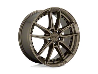 Niche DFS Matte Bronze Wheel; 17x8; 40mm Offset (84-01 Jeep Cherokee XJ)