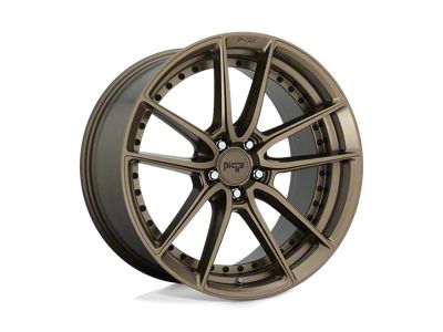 Niche DFS Matte Bronze Wheel; 20x10.5; 40mm Offset (84-01 Jeep Cherokee XJ)