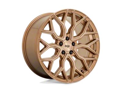 Niche Mazzanti Bronze Brushed Wheel; 20x10.5; 40mm Offset (84-01 Jeep Cherokee XJ)