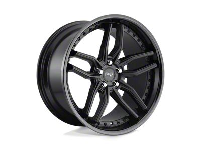 Niche Methos Gloss Black with Matte Black Wheel; 19x8.5; 35mm Offset (84-01 Jeep Cherokee XJ)