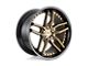 Niche Methos Matte Bronze with Black Bead Ring Wheel; 19x8.5; 35mm Offset (84-01 Jeep Cherokee XJ)