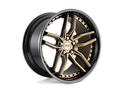 Niche Methos Matte Bronze with Black Bead Ring Wheel; 20x10; 40mm Offset (84-01 Jeep Cherokee XJ)