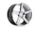 Niche Milan Chrome Wheel; 19x8.5; 35mm Offset (84-01 Jeep Cherokee XJ)