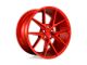 Niche Misano Candy Red Wheel; 18x8; 40mm Offset (84-01 Jeep Cherokee XJ)